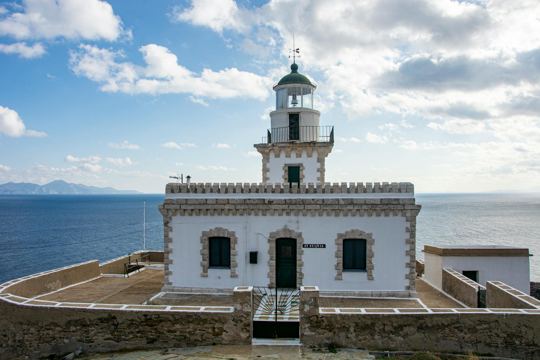 Spring wildflowers blooming on Greek island hillside in May
